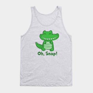 Oh, Snap! Kawaii Cute Crocodile Alligator Tank Top